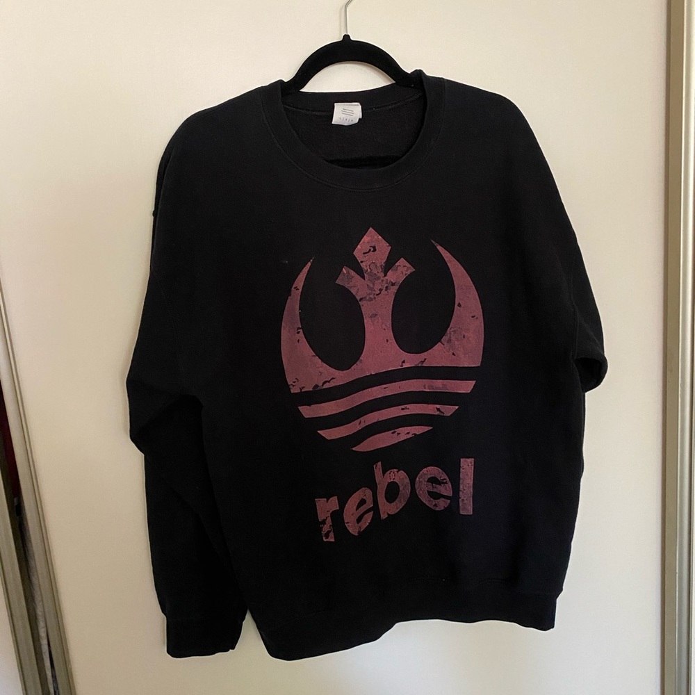 Star Wars x Adidas Rebel Alliance Black Crewneck